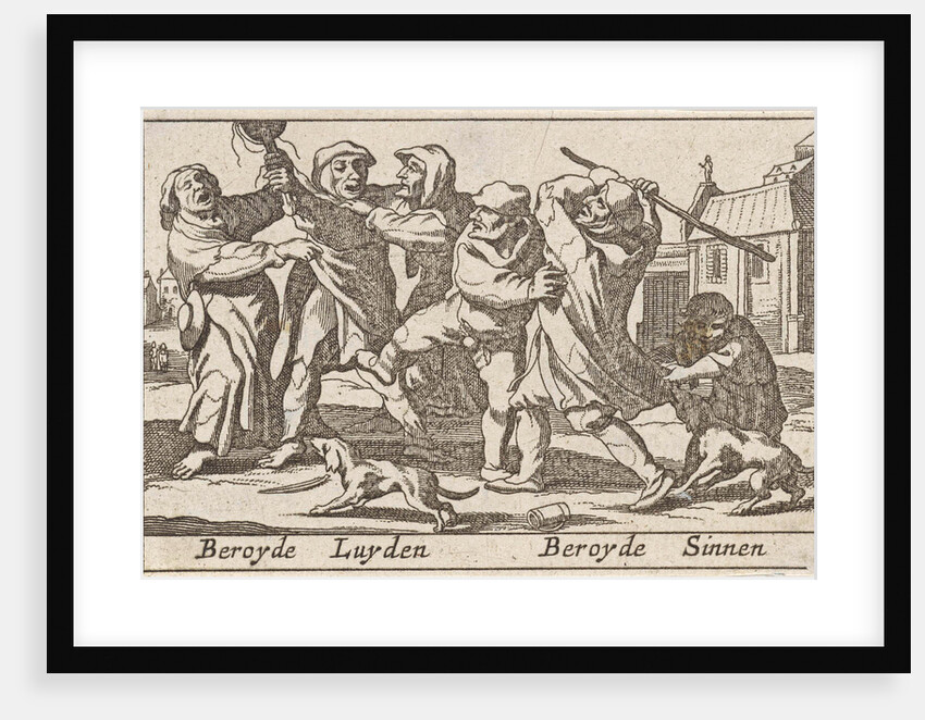 Battle between poor people by Claes Jansz. Visscher II