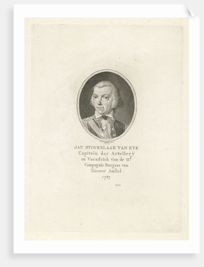 Portrait of Jan Stockelaar van Eyck by François Joseph Pfeiffer I