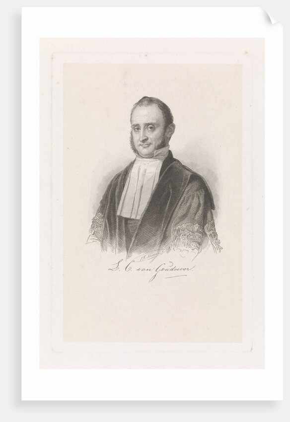 Portrait of Louis Christiaan van Goudoever by Johann Wilhelm Kaiser I