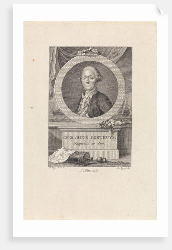 Portrait of Gerardus Oorthuys by Jan Krap Az