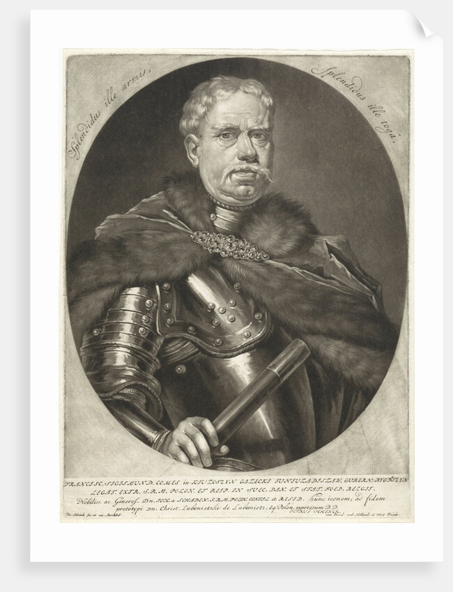 Portrait of Sigismund Franz, Count of Kiutoszyn by Pieter Schenk I