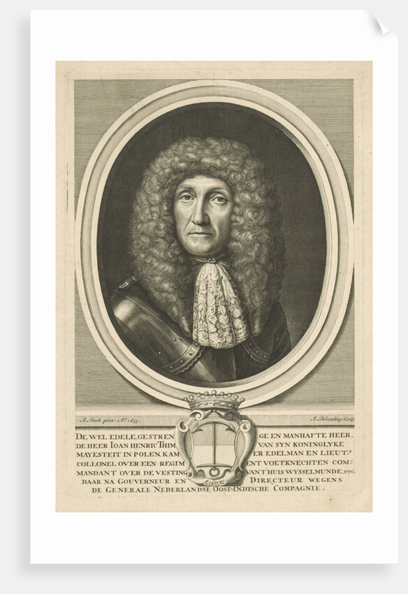 Portrait of Johan Henrik Thim by Abraham Bloteling