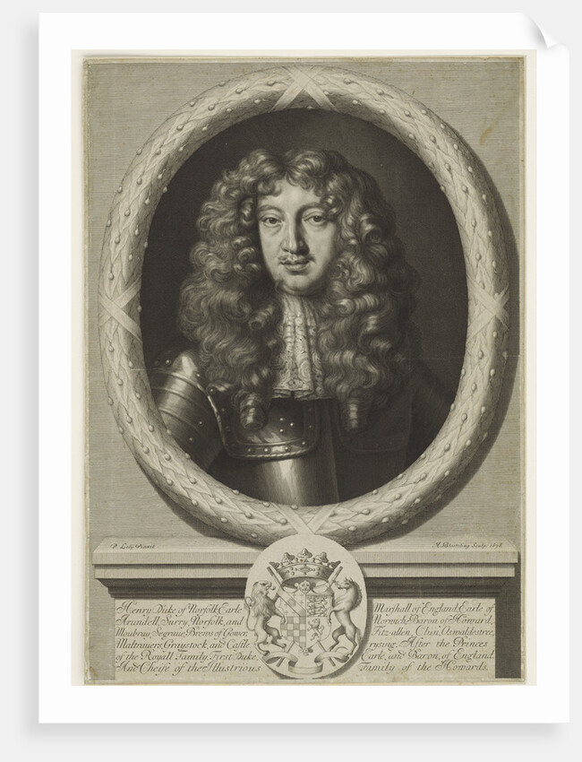Portrait of Henry Howard 6th Duke of Norfolk by Abraham Bloteling