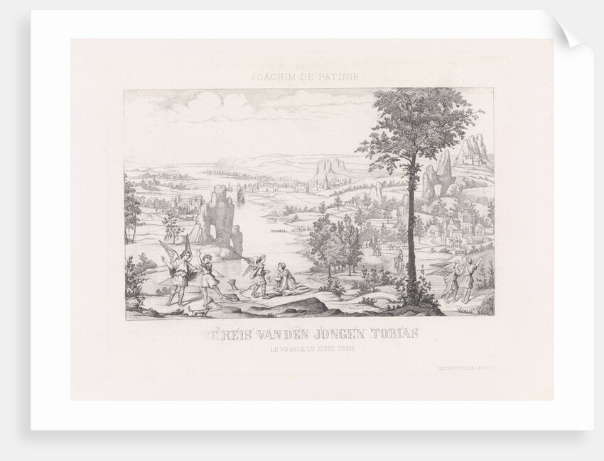 Tobias traveling with Raphael by Edouard Taurel