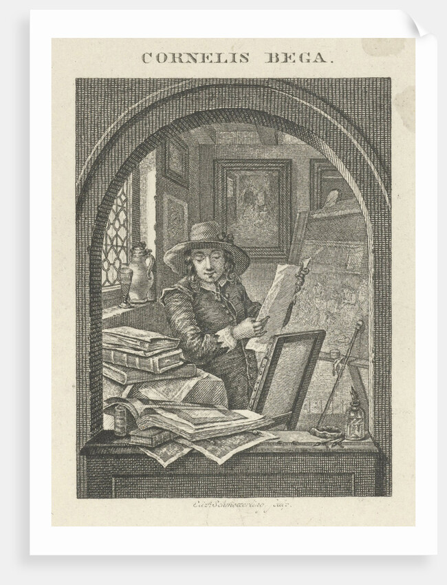 Painter in his studio by Elizabeth Barbara Schmetterling