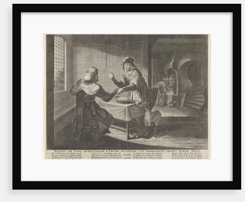 Esau sells his birthright to Jacob by Nicolaes Visscher I