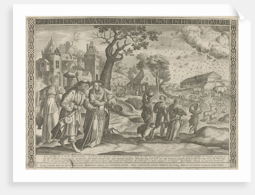 Embarkation of Noah's Ark by Nicolaes Visscher I