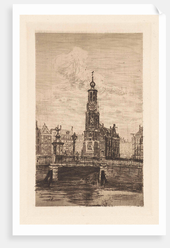 Munt Tower in Amsterdam by Frans Schikkinger