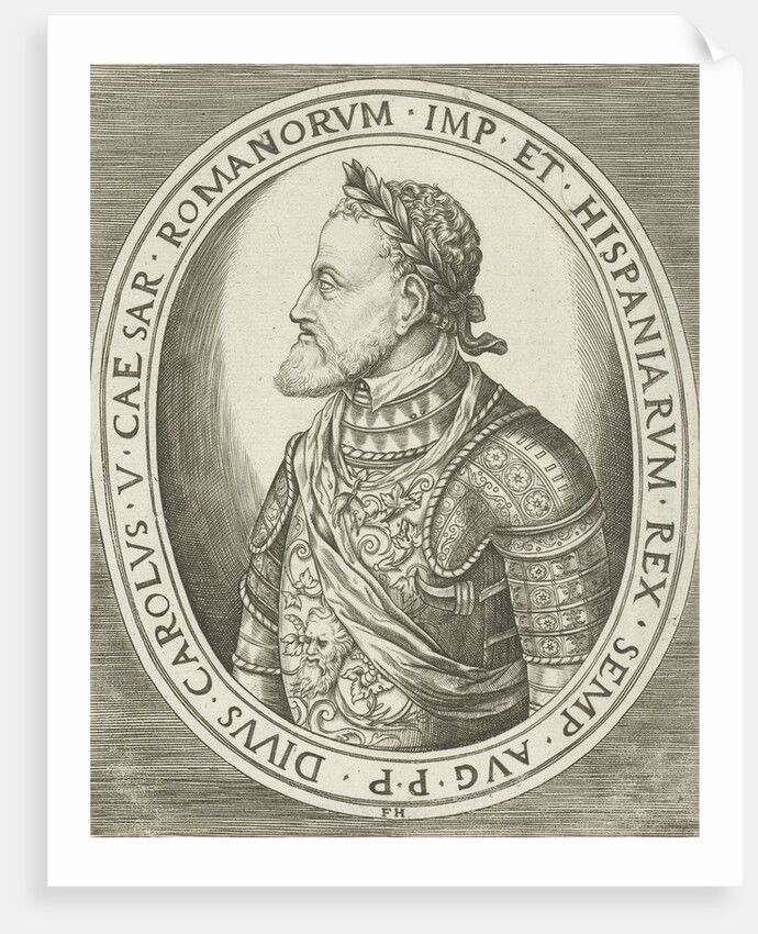 Portrait of Charles V of Habsburg by Hieronymus Cock