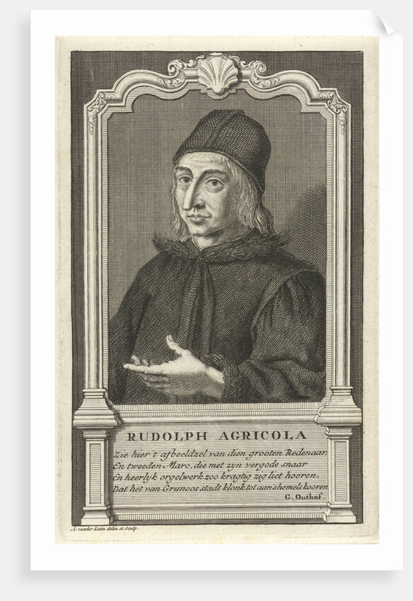 Portrait of Rudolf Agricola by Adolf van der Laan