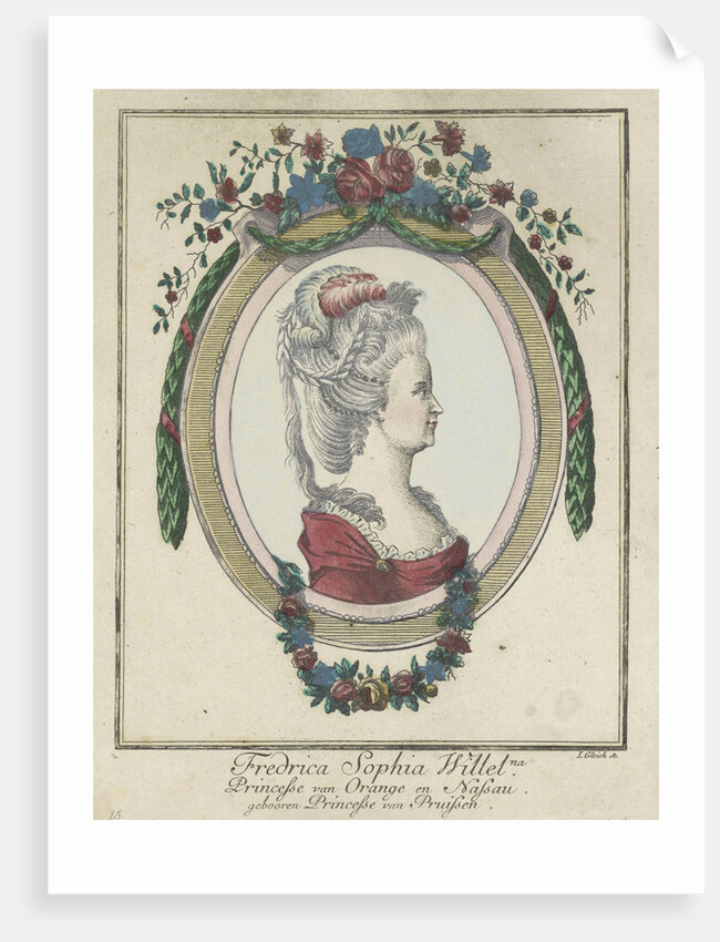 Portrait of Wilhelmina of Prussia by Joseph Gleich