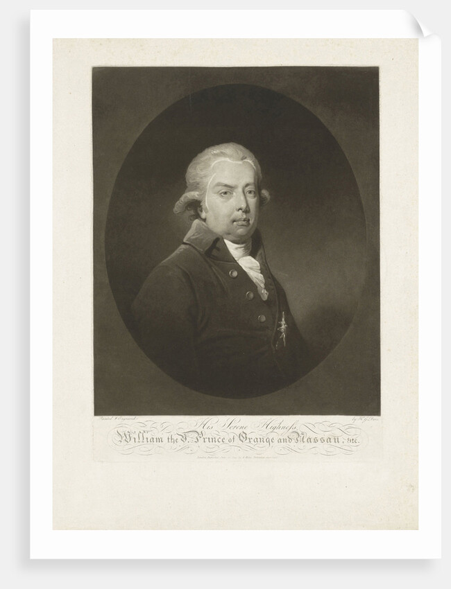 Portrait of William V, Prince of Orange-Nassau by A. Milne