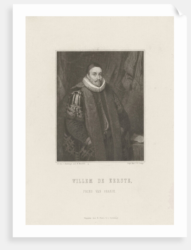 Portrait of William I, Prince of Orange by Koenraad Fuhri