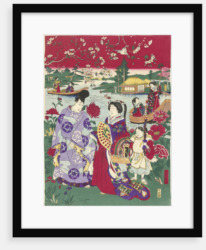 A walk along a pond by Anonymous