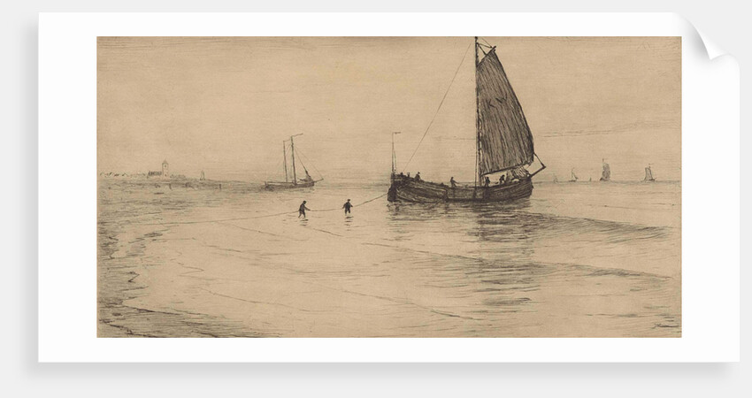 Flood at Katwijk by Carel Nicolaas Storm van 's-Gravesande