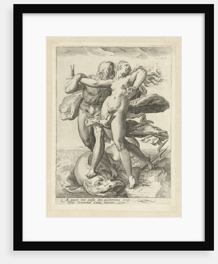 Neptune and Caenis by Hendrick Goltzius