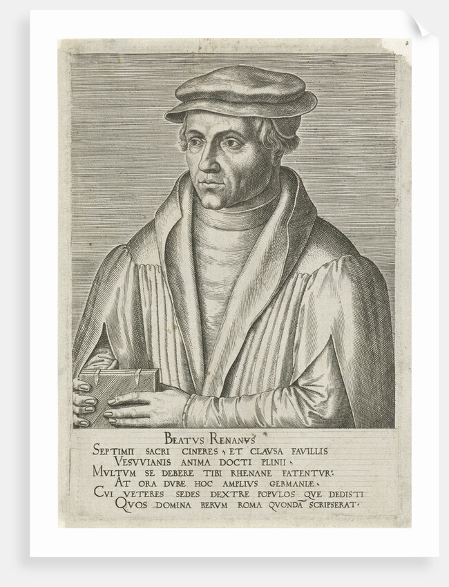 Portrait of Beatus Bild by Hadrianus Junius