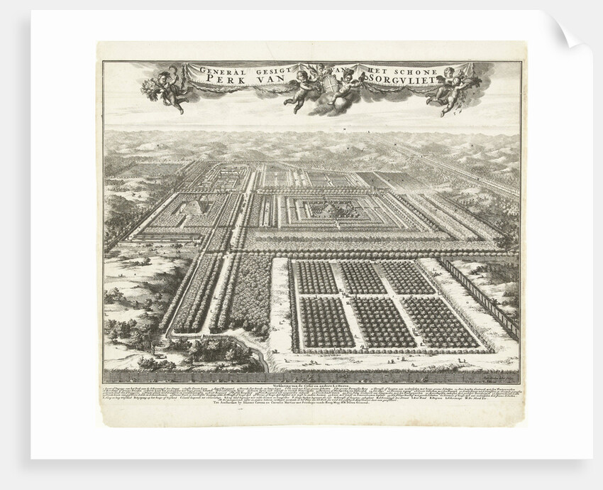 Zorgvliet Park in The Hague by Cornelis Mortier