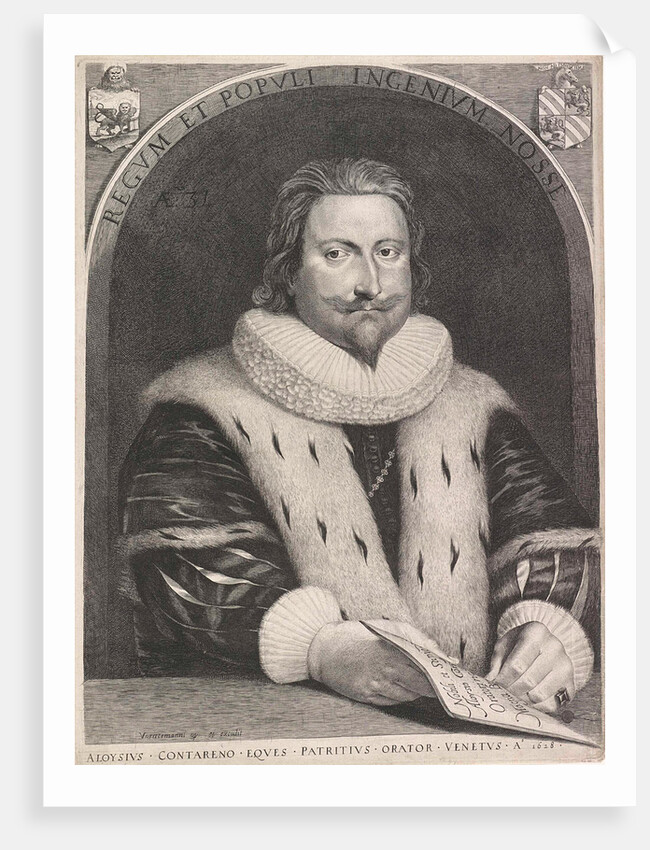 Portrait of Aloysius Contareno by Lucas Vorsterman I