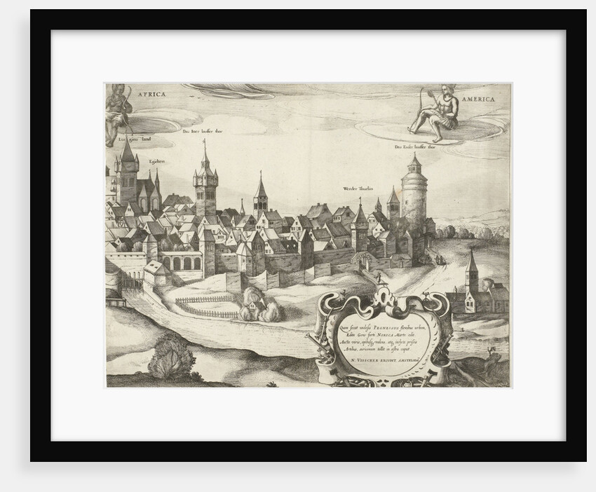 Nuremberg, Germany sheet 2 by Nicolaes Visscher I