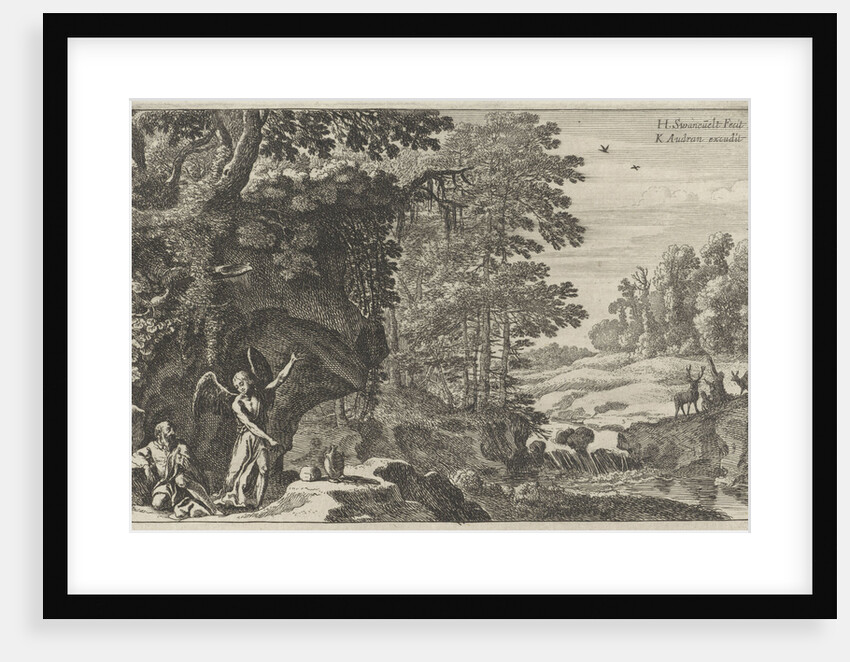 Elijah and the angel by Charles Audran