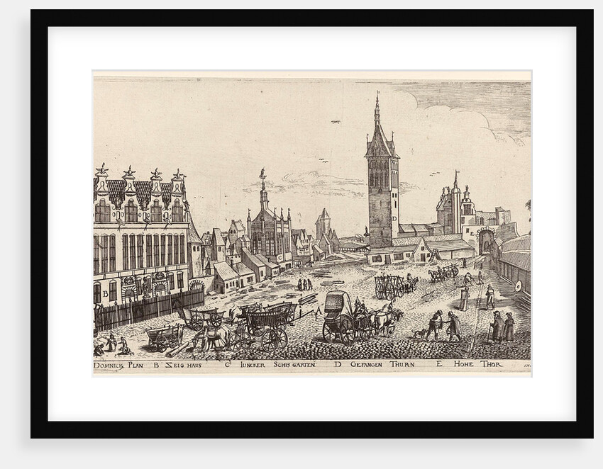 In and around the city of Danzig Series of 14 numbered prints by Frederik de Wit