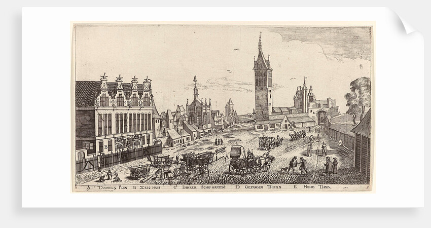 In and around the city of Danzig Series of 14 numbered prints by Frederik de Wit