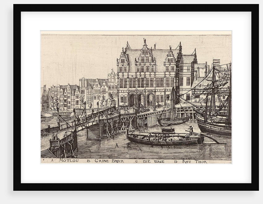 In and around the city of Danzig Series of 14 numbered prints by Frederik de Wit