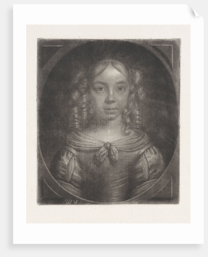 Portrait of a young girl by Wallerant Vaillant
