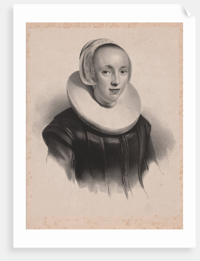 Portrait of Anna Roemers Visscher by Anonymous