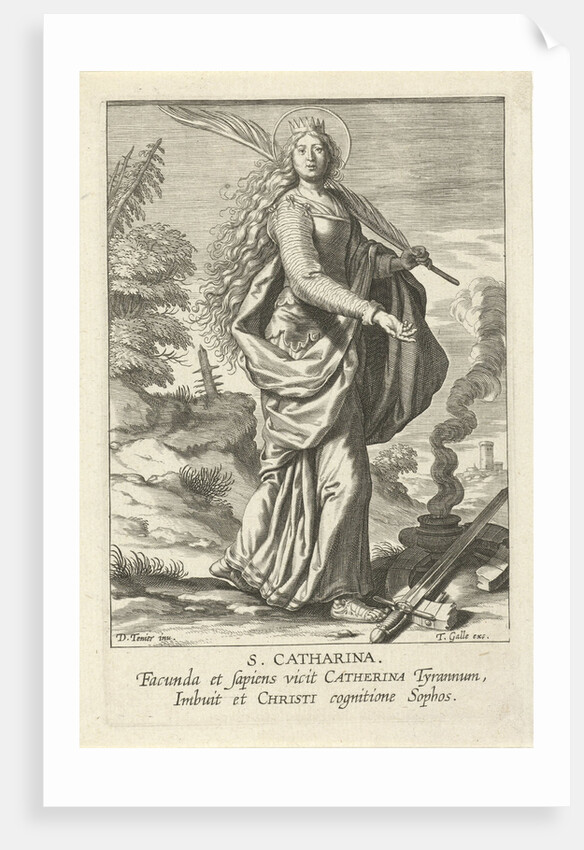 Saint Catherine by Theodoor Galle