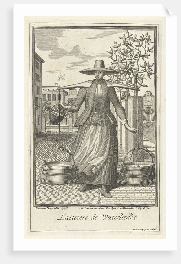 Milkmaid from Waterland by Jaques Le Moine de l’Espine