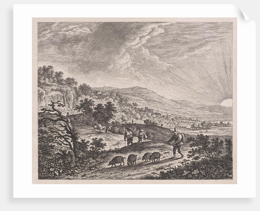 Swineherd by Herman Saftleven