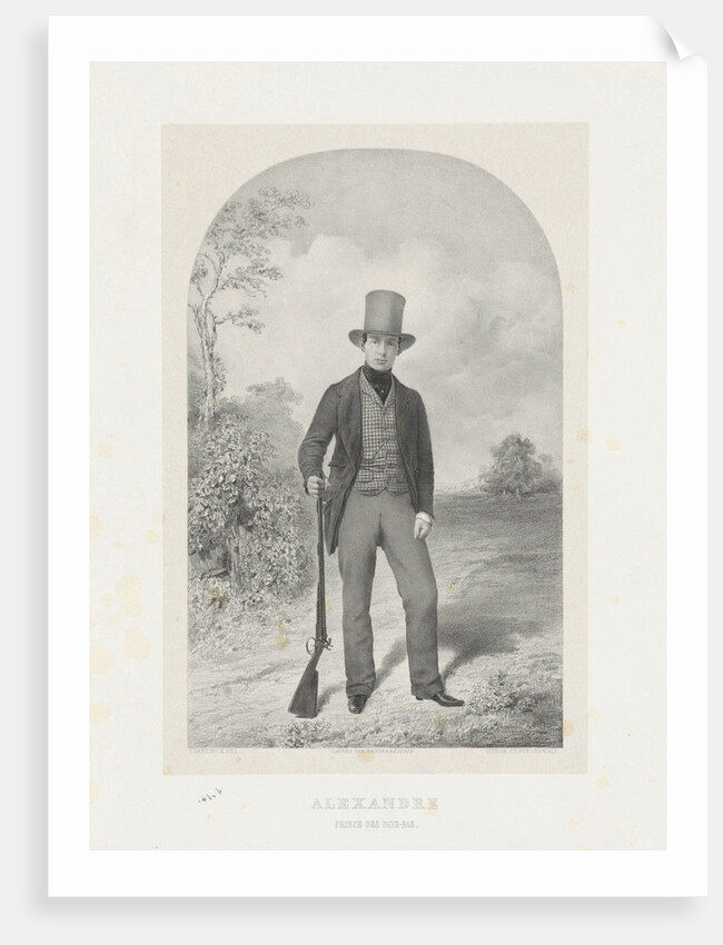 Portrait of Alexander I, Prince of the Netherlands by Jan Dam Steuerwald