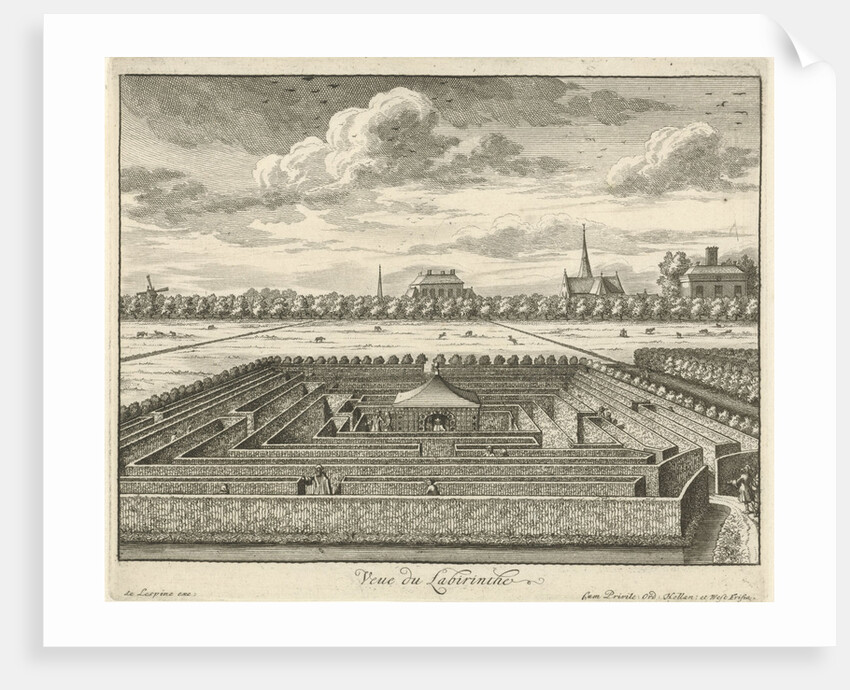 Labyrinth at Gunterstein, Breukelen by Jaques Le Moine de l’Espine