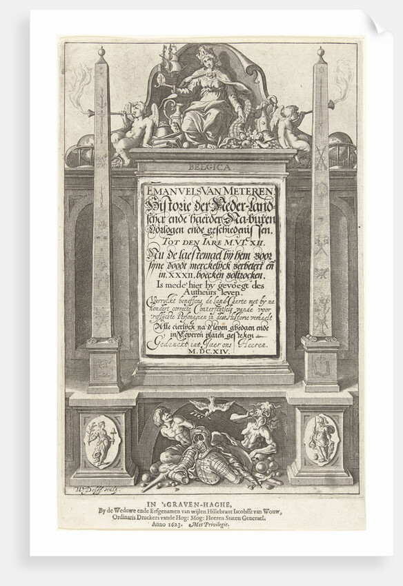 Allegory of the history of the Netherlands by Anonymous