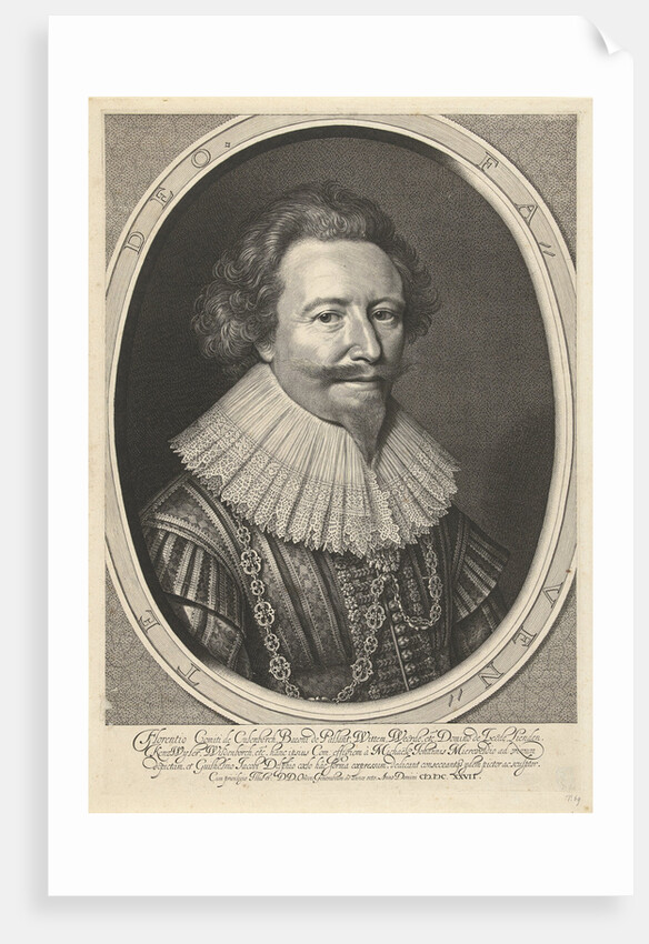 Portrait of Floris II, Count of Pallandt by Floris II van Pallandt graaf van Culemborg