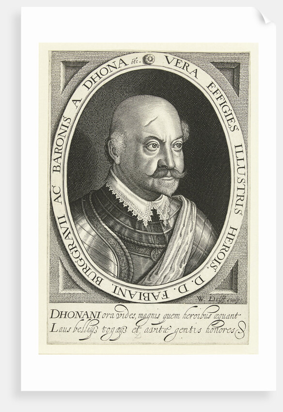 Portrait of Fabian von Dohna by Willem Jacobsz. Delff