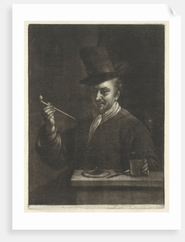 Man smoking pipe by Wallerant Vaillant