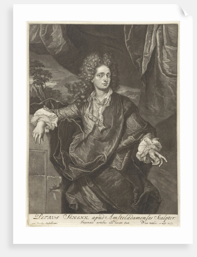 Self Portrait of Pieter Schenk by Pieter Schenk I