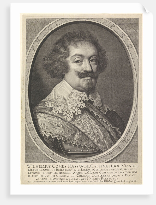 Portrait of William, Count of Nassau-Siegen by Anonymous