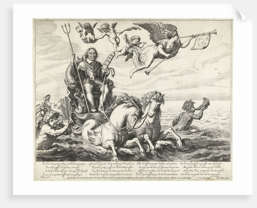 Admiral Maarten Tromp Harpertsz on chariot by Herman Frederik Waterloos