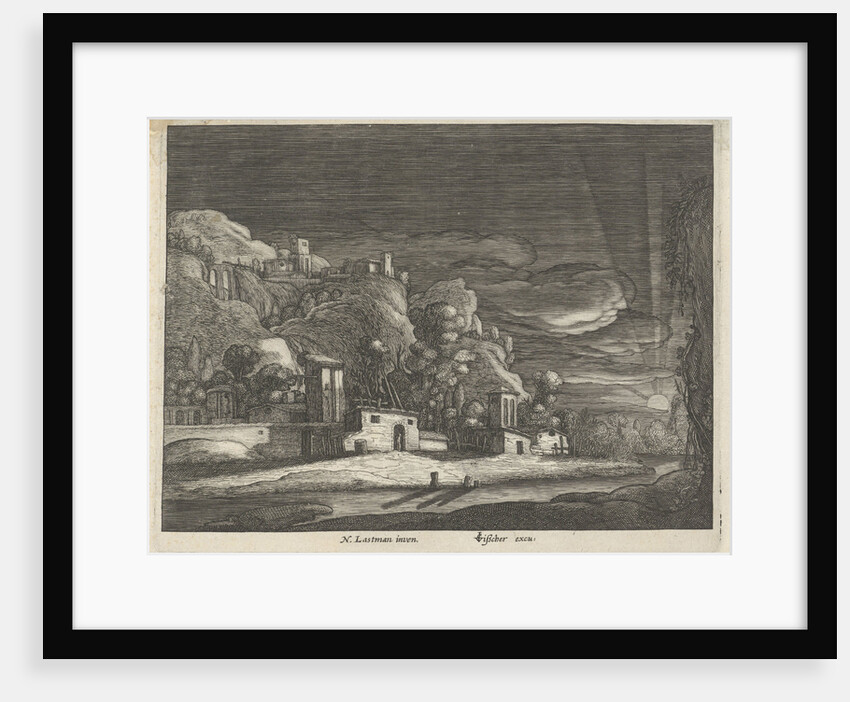 View of Bethany by Claes Jansz. Visscher II