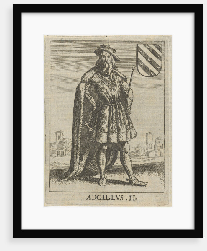 Adgillis II, seventh king of the Frisians by Pieter Feddes van Harlingen