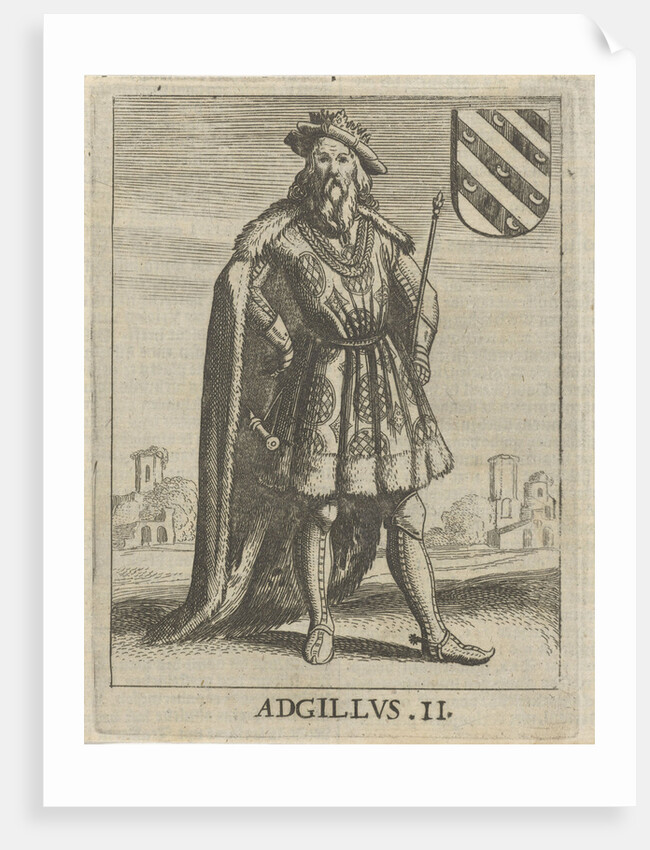 Adgillis II, seventh king of the Frisians by Pieter Feddes van Harlingen