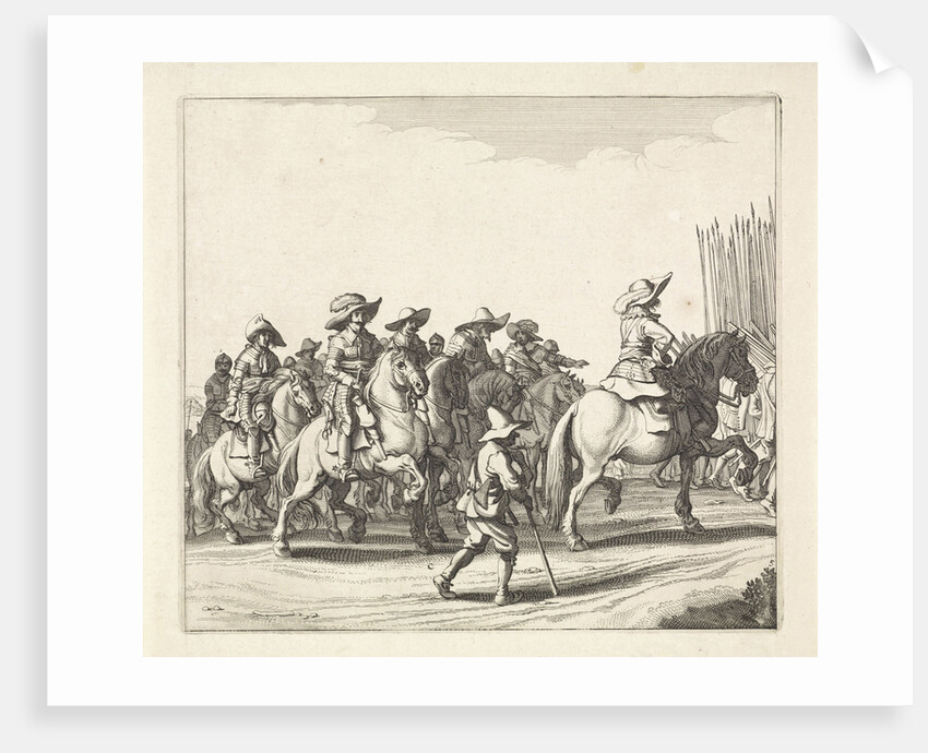 Exodus from the Spanish army from Maastricht, 1632 (plate 5) by Claes Jansz. Visscher II