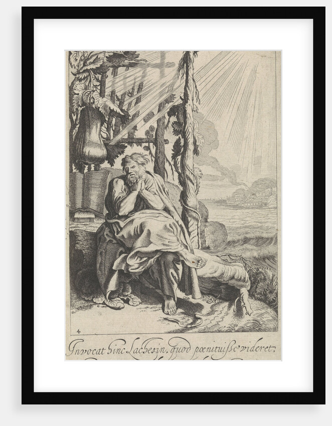 Jonas under the miracle plant by Jan van de Velde II