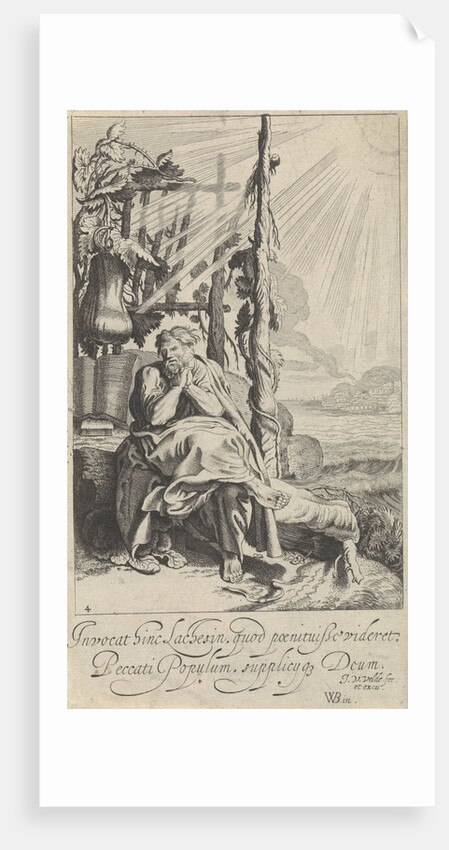 Jonas under the miracle plant by Jan van de Velde II