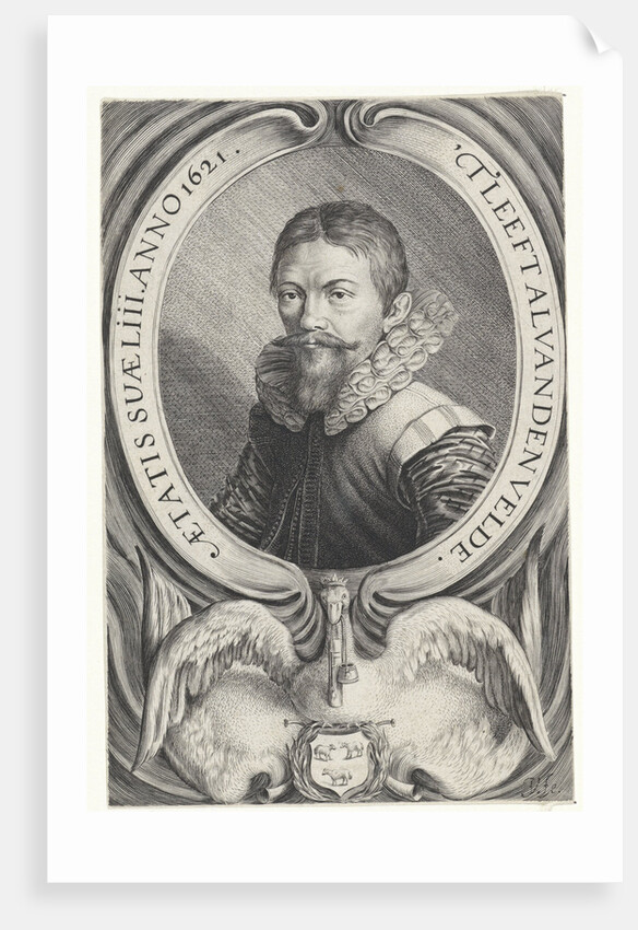 Portrait of Jan van de Velde I by Jan van de Velde II