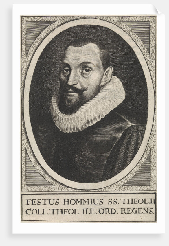 Portrait of Festus Hommius by Andries Clouck